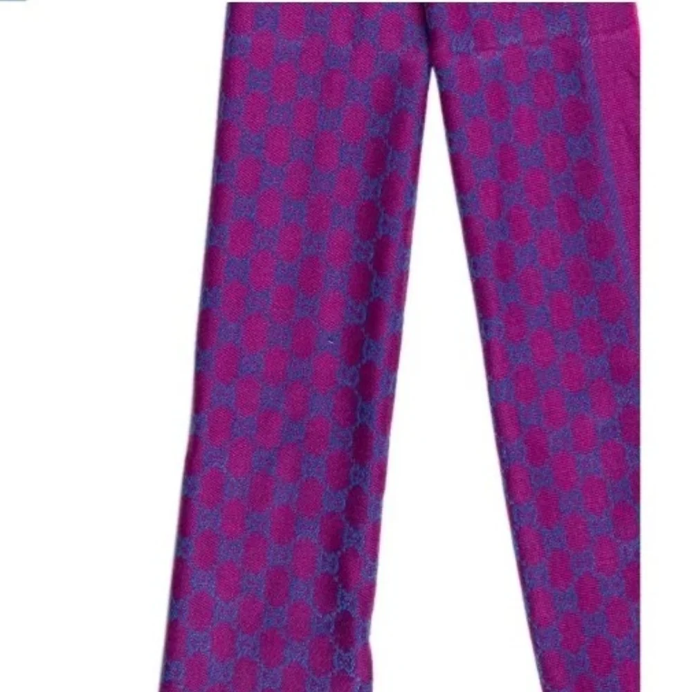 Gucci Vibrant Purple and Blue Scarf - Picture 3 of 4